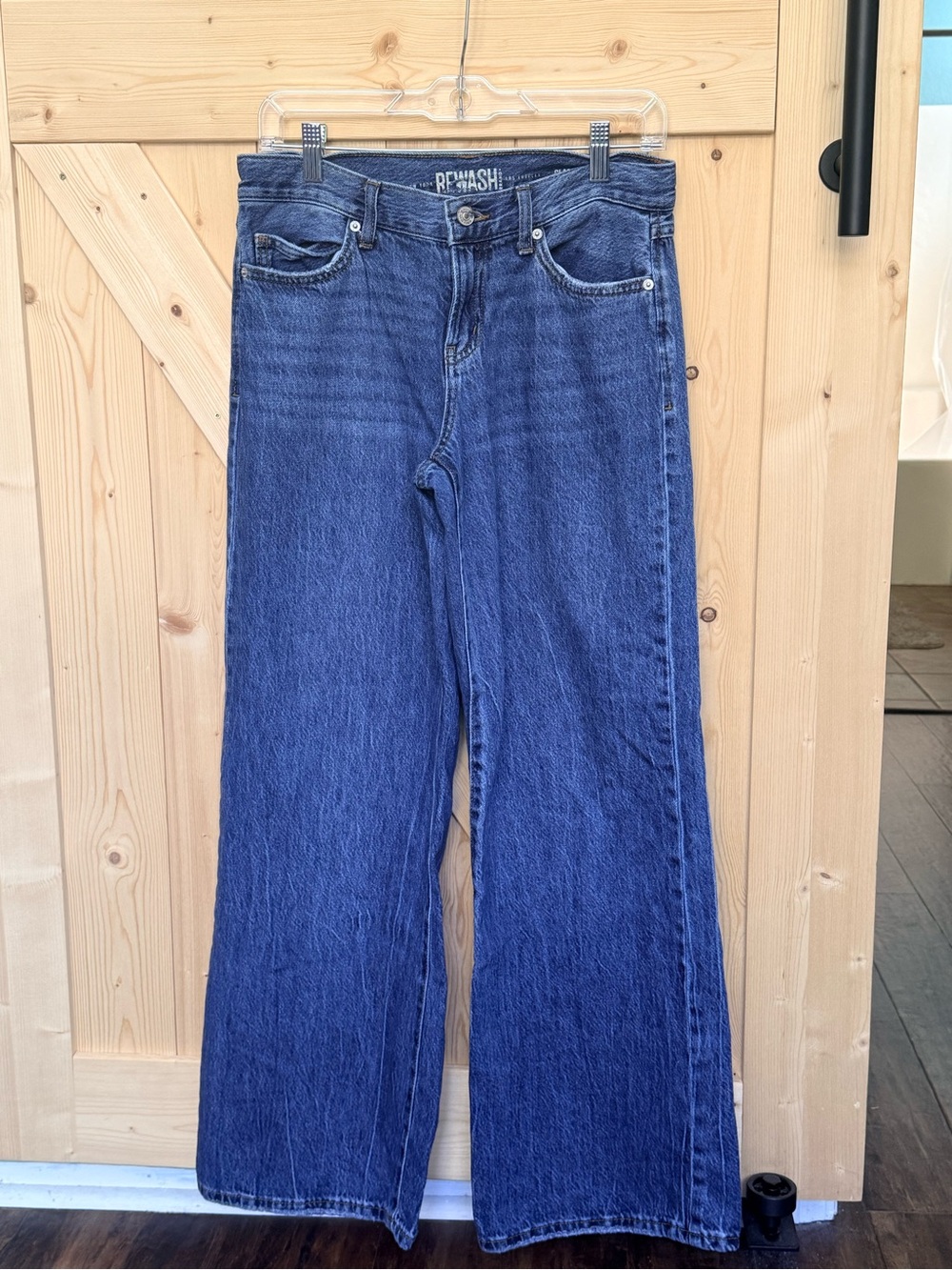 Rewash Classic Rise Wide-Leg Jeans